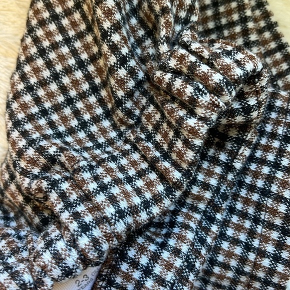 Zara kids size 2-3 years skirt in plaid print black, brown, white mix - Picture 7 of 7